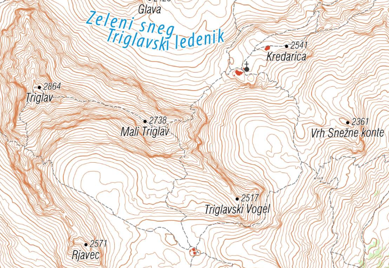 Topografski zemljevid Slovenije